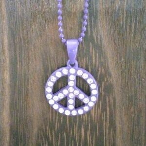 Purple Peace Necklace
